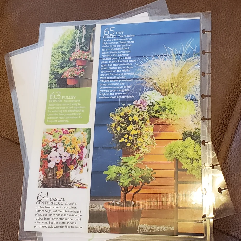 Hand made cover for your Classic size Disc Bound Planner Ashley